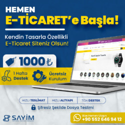 E-Ticaret Yazılımları